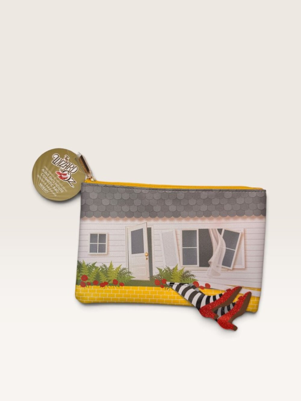 Wizard Of Oz Makeup Bag Dorothy House Wicked Witch Ruby Slippers Cosmetic Pouch